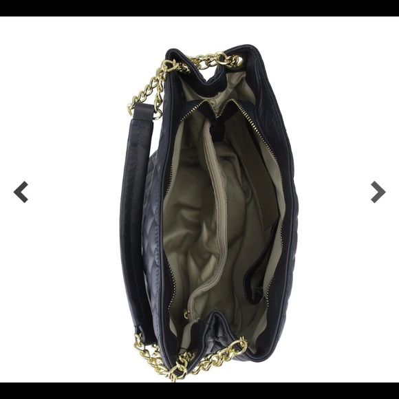 Ron White Leather Quilted Shoulder Bag - Picture 2 of 2